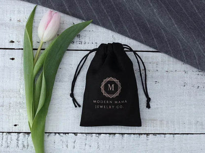 Flannel drawstring jewelry pouch Gift bag Drawstring Storage Pouch