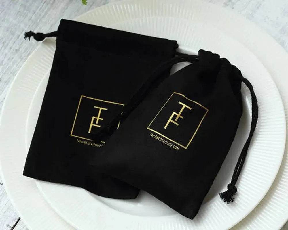 Flannel drawstring jewelry pouch Gift bag Drawstring Storage Pouch