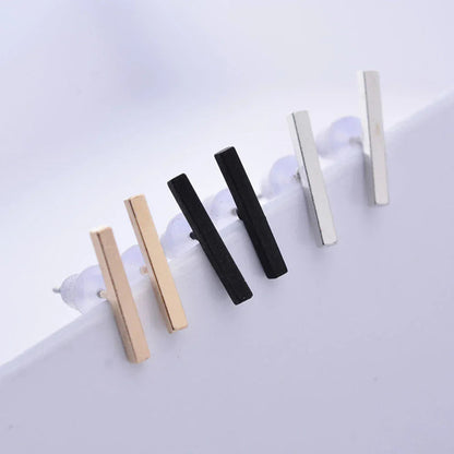 Flat earrings female earrings