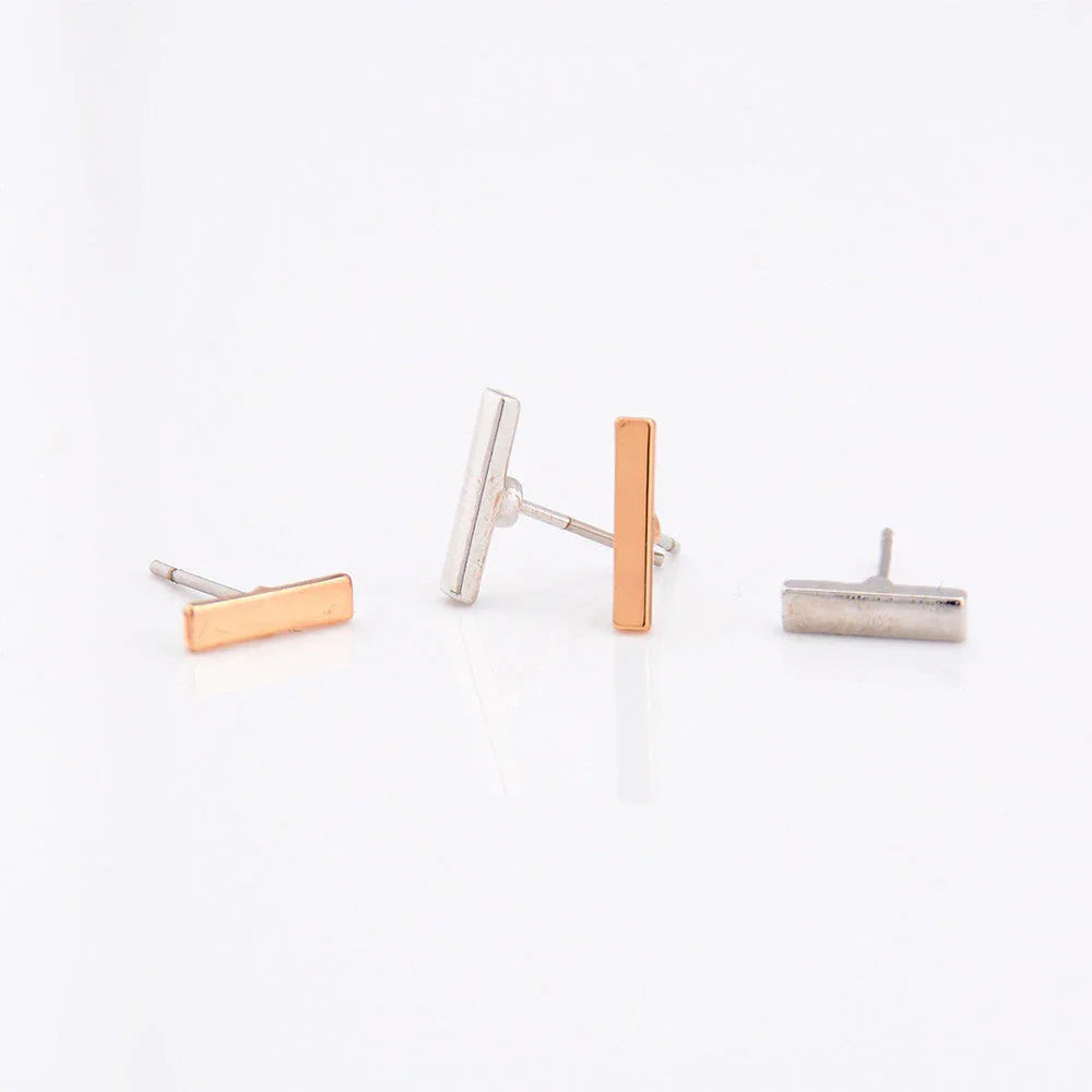 Flat earrings female earrings