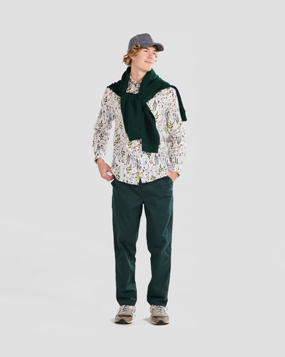 Khaki Green Chino Pants
