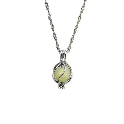 Fluorescent Stone Three-dimensional Planet Noctilucent Necklace