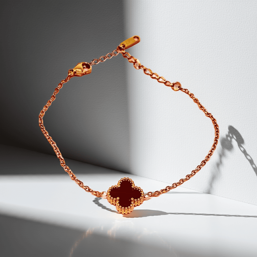 Pendentif chaîne Trèfle à quatre feuilles