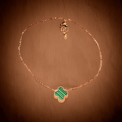 Pendentif chaîne Trèfle à quatre feuilles
