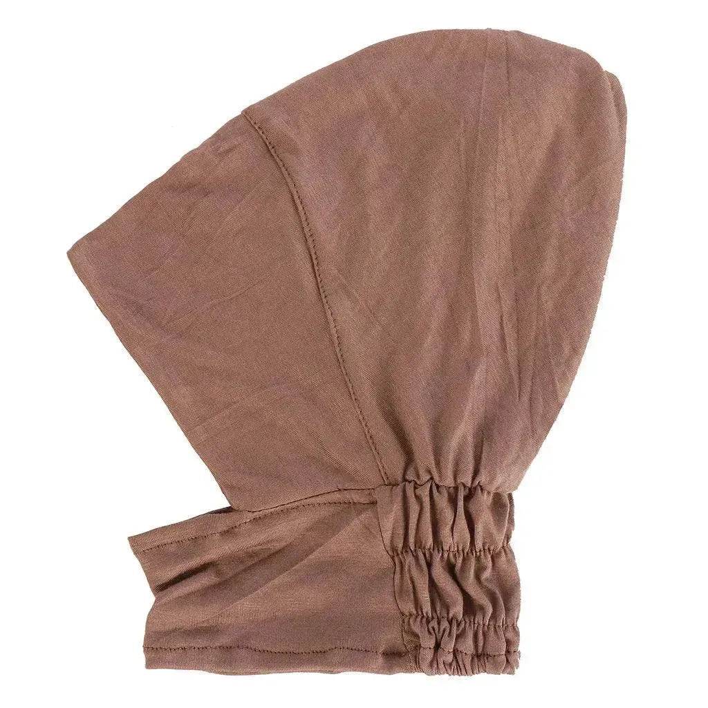 Four-Season Silk Cotton Pullover Hat in Solid Color with Elastic Fit