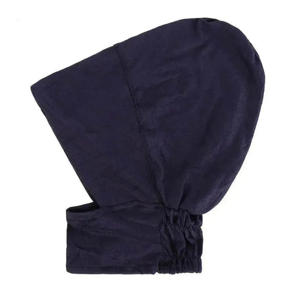 Four-Season Silk Cotton Pullover Hat in Solid Color with Elastic Fit