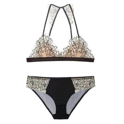 French Style Wind Lingerie Underwear Set