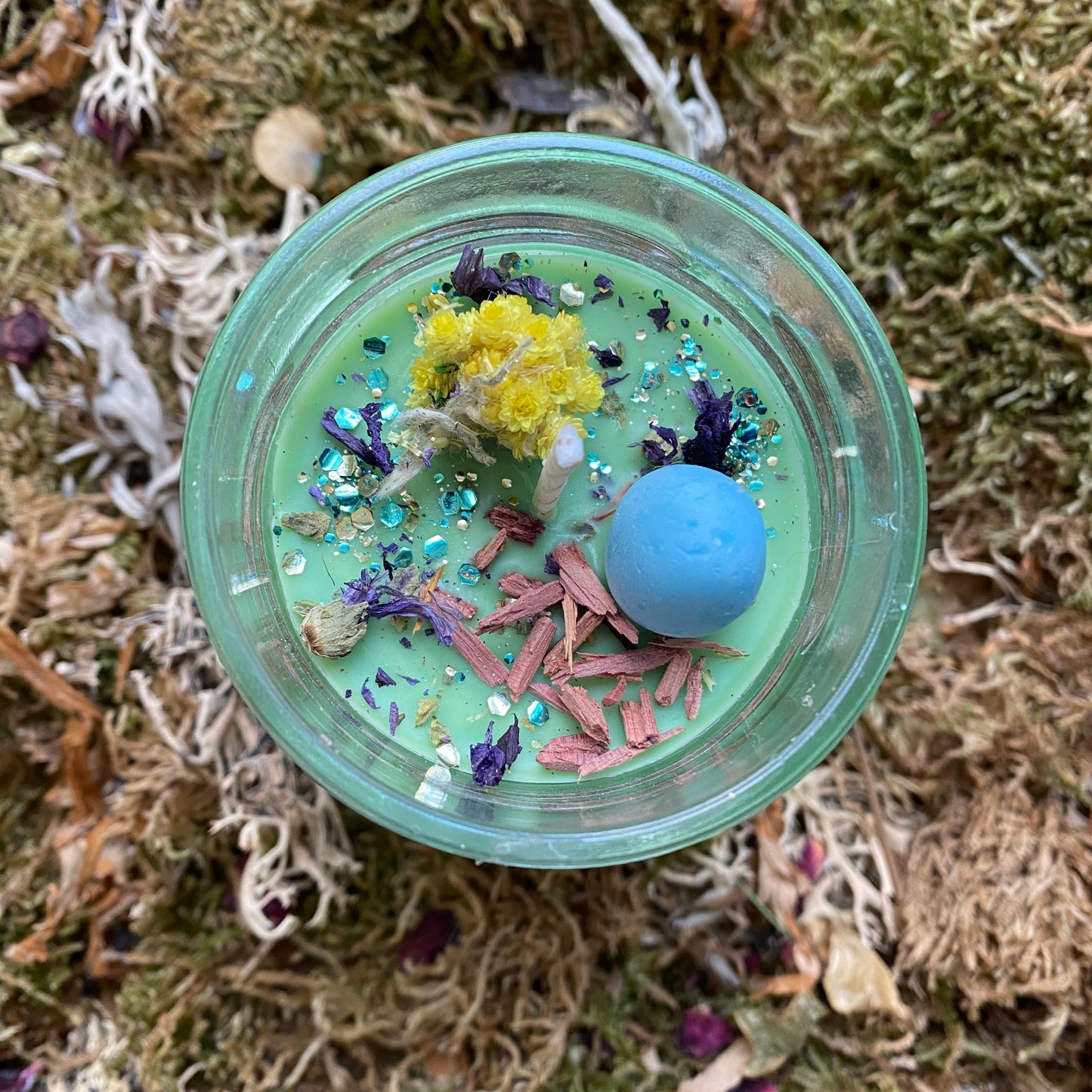 Ostara Spring Blessing Candle