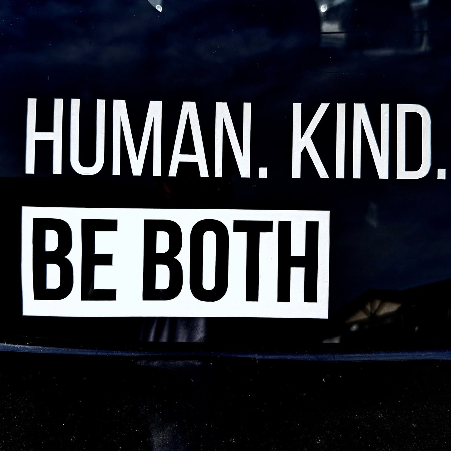 Human Kind Car Decal