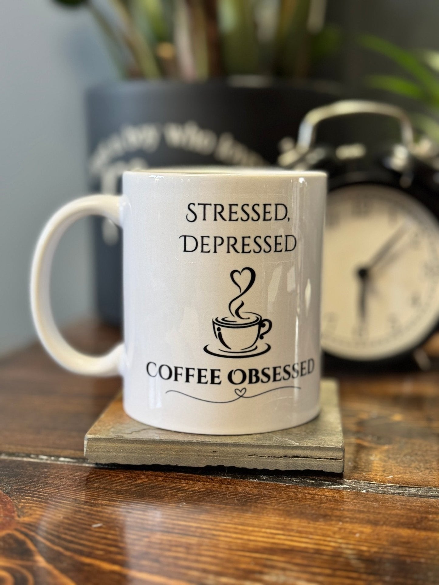 Stressed + Depressed Mug