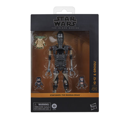 Star Wars The Black Series Deluxe IG-12 & Grogu