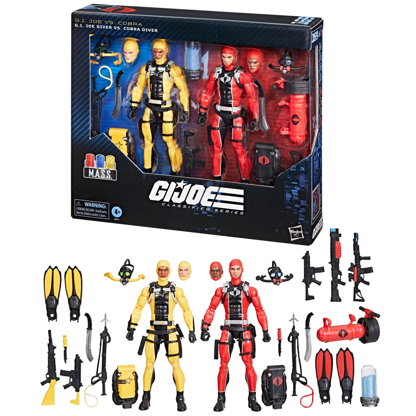 G.I. Joe Classified Series #169 G.I. Joe Diver Vs. Cobra Diver - Exclusive