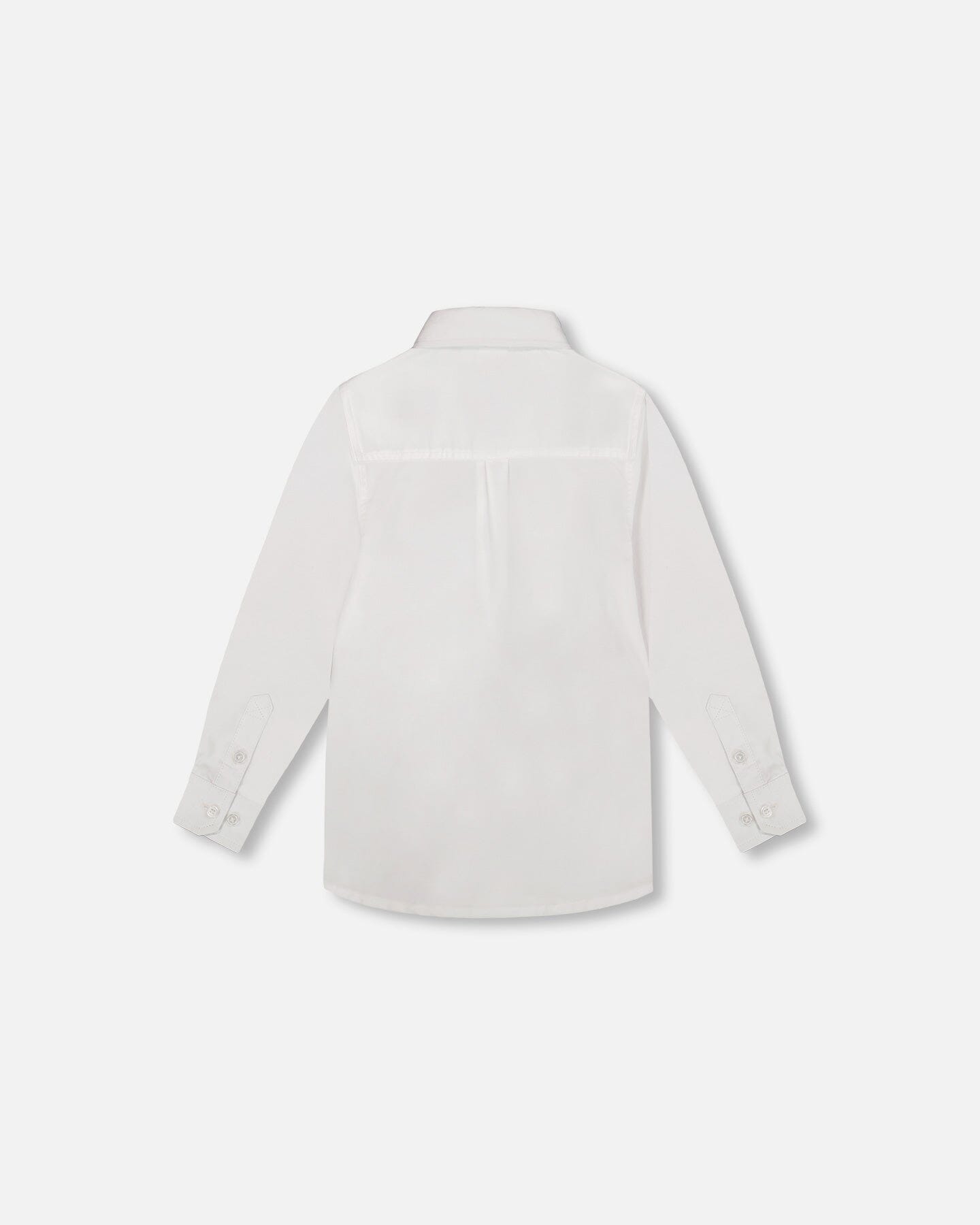 Chemise boutonnée à manches longues blanche