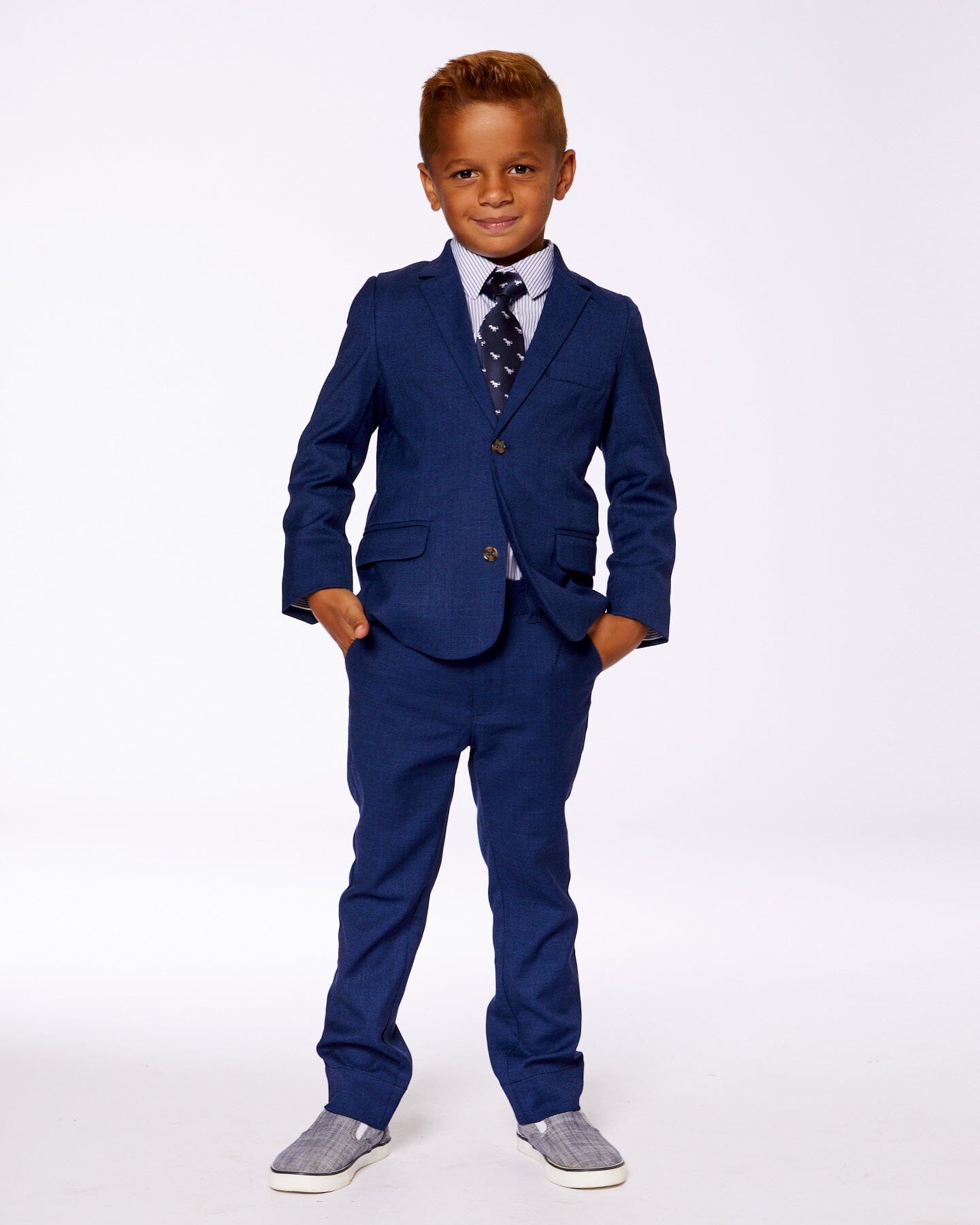 Two Button Blazer Navy Blue