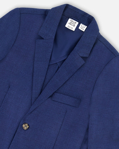 Two Button Blazer Navy Blue