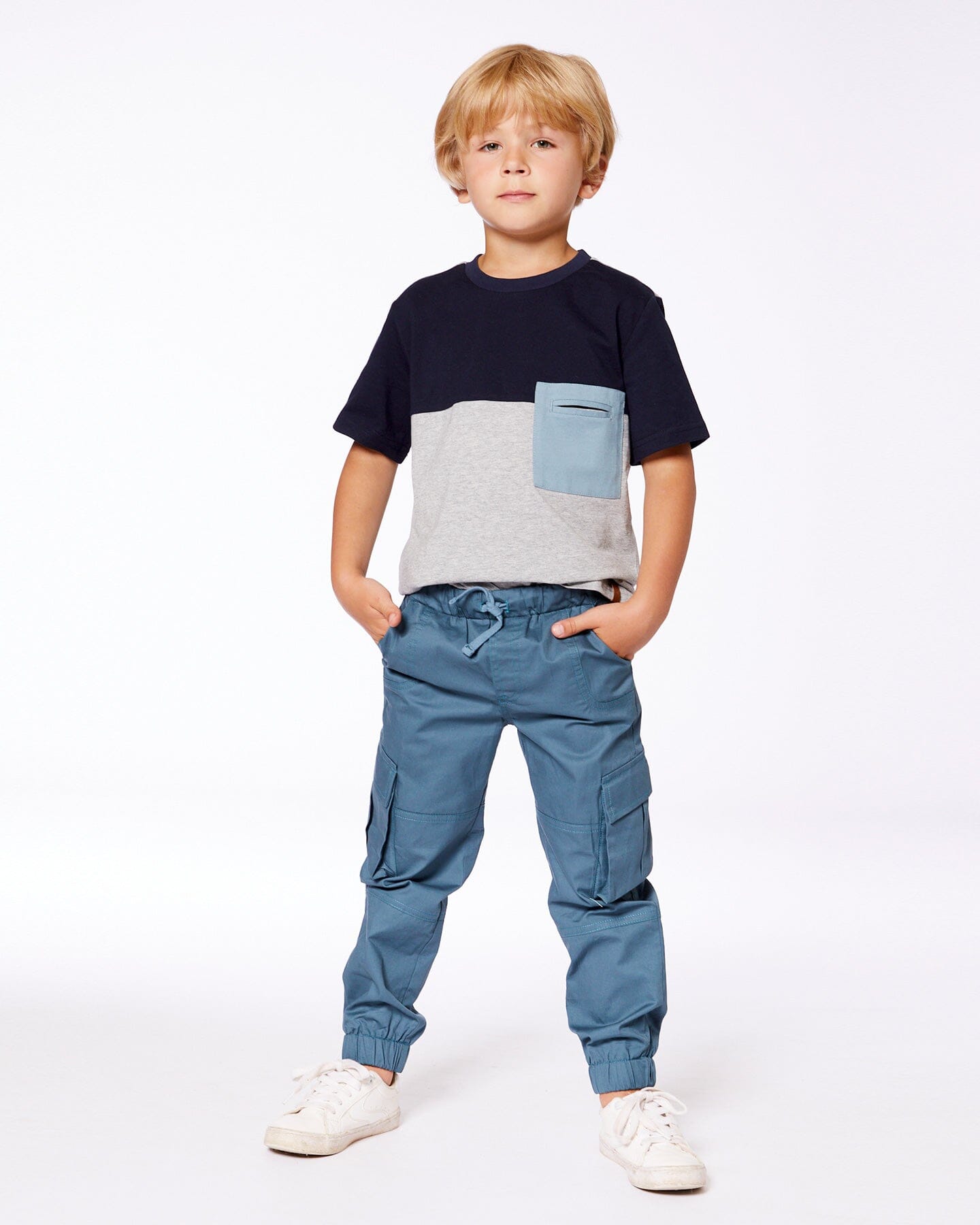 Parachute Cargo Pocket Jogger Pants Dark Teal