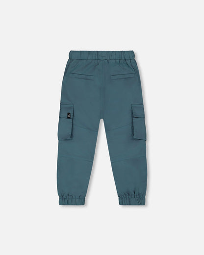 Parachute Cargo Pocket Jogger Pants Dark Teal