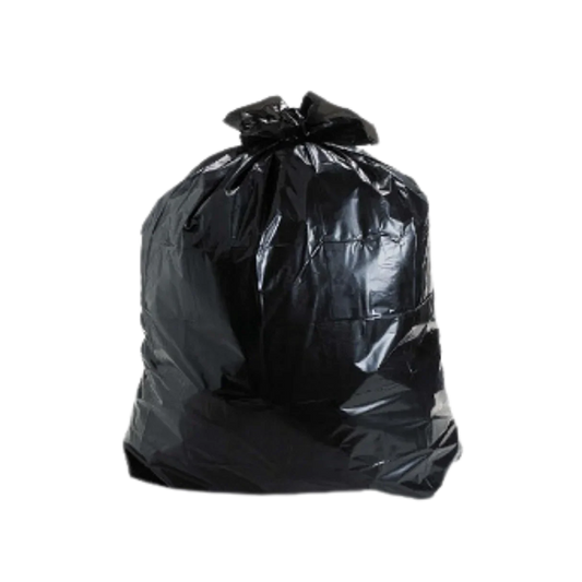 Standard 30" x 38" Black Garbage Bags (250-Count Case)