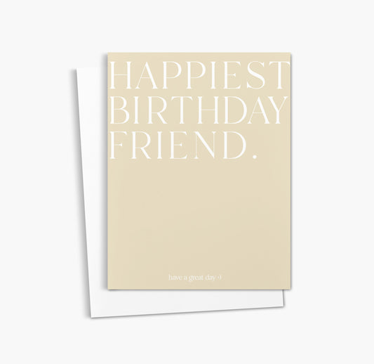 Carte Joyeux anniversaire mon ami | Carte de vœux d'anniversaire