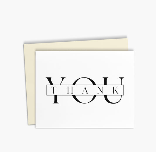 Carte de remerciement | Carte de remerciement simple