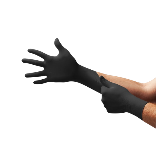Gants industriels en nitrile noirs, taille L