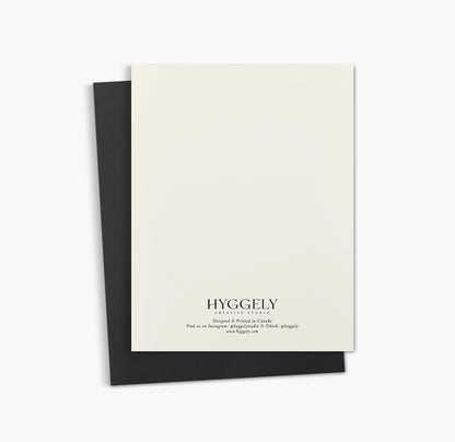 Heart polka dots | Neutral everyday greeting card