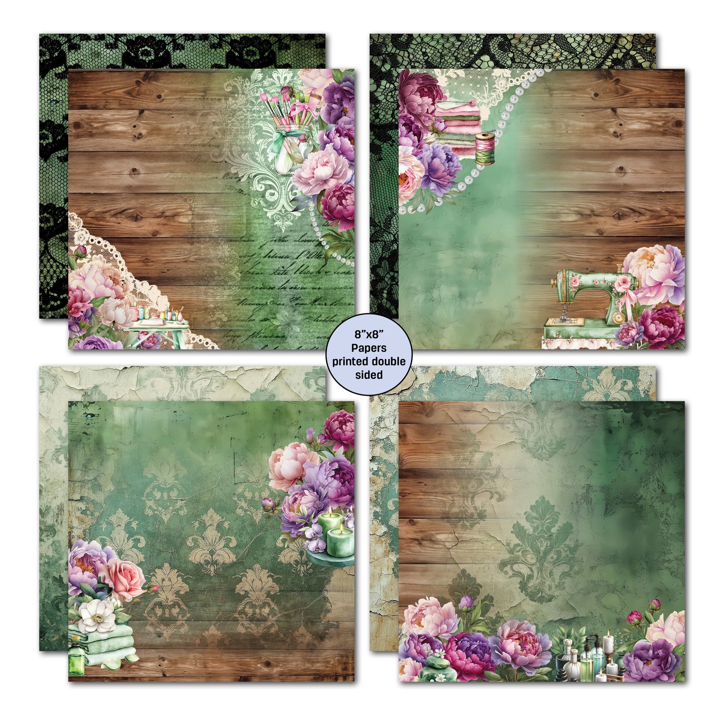 3Quarter Designs Girls Weekend  8x8 Paper Pack