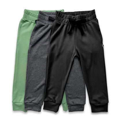 Baby/Kids' Lightweight Bamboo Joggers | Black