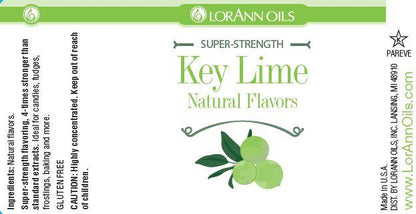 Key Lime Flavoring - Super Strength Flavor 1 oz., 16 oz., 1 Gallon, 5 Gallons - Ships Free Within Canada on Orders Above CAD $199