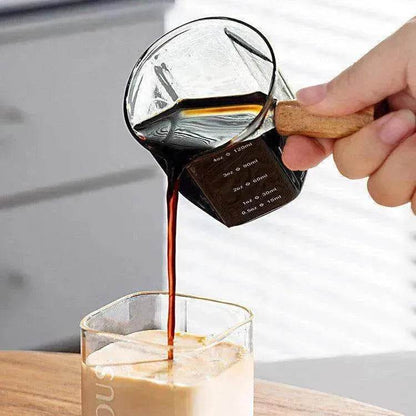 Glass Measuring Scale Coffee Measuring Cup