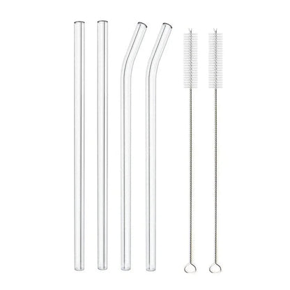 Glass Straws, Pearl Milk Tea Coarse Drinking Straws, Non-disposable Transparent Water Cups, Long Straws