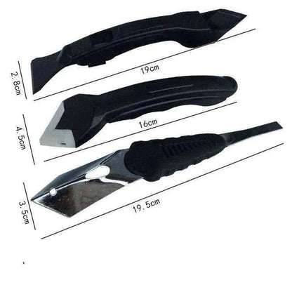Glass squeegee stainless steel blade
