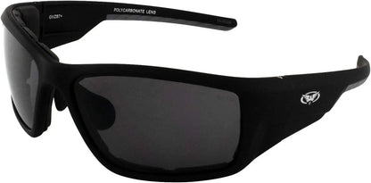Global Vision Kinetic Adjustable Padded Motorcycle Sunglasses. Safety Rated Soft-Touch Riding Glasses