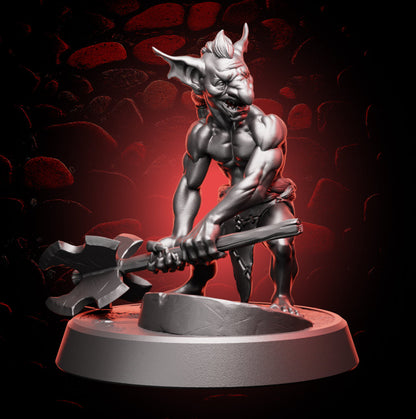 Goblin Fighter | Maces | Medium (1in base) | 5e