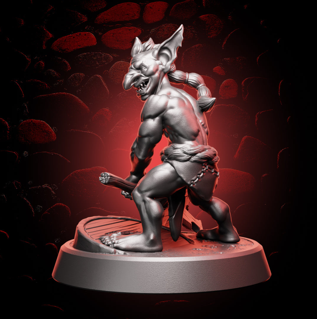 Goblin Fighter | Maces | Medium (1in base) | 5e