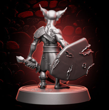 Goblin Fighter | Sword & Shield | Medium (1in base) | 5e