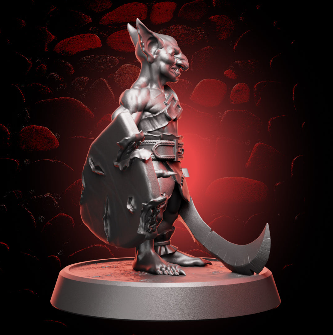 Goblin Fighter | Sword & Shield | Medium (1in base) | 5e