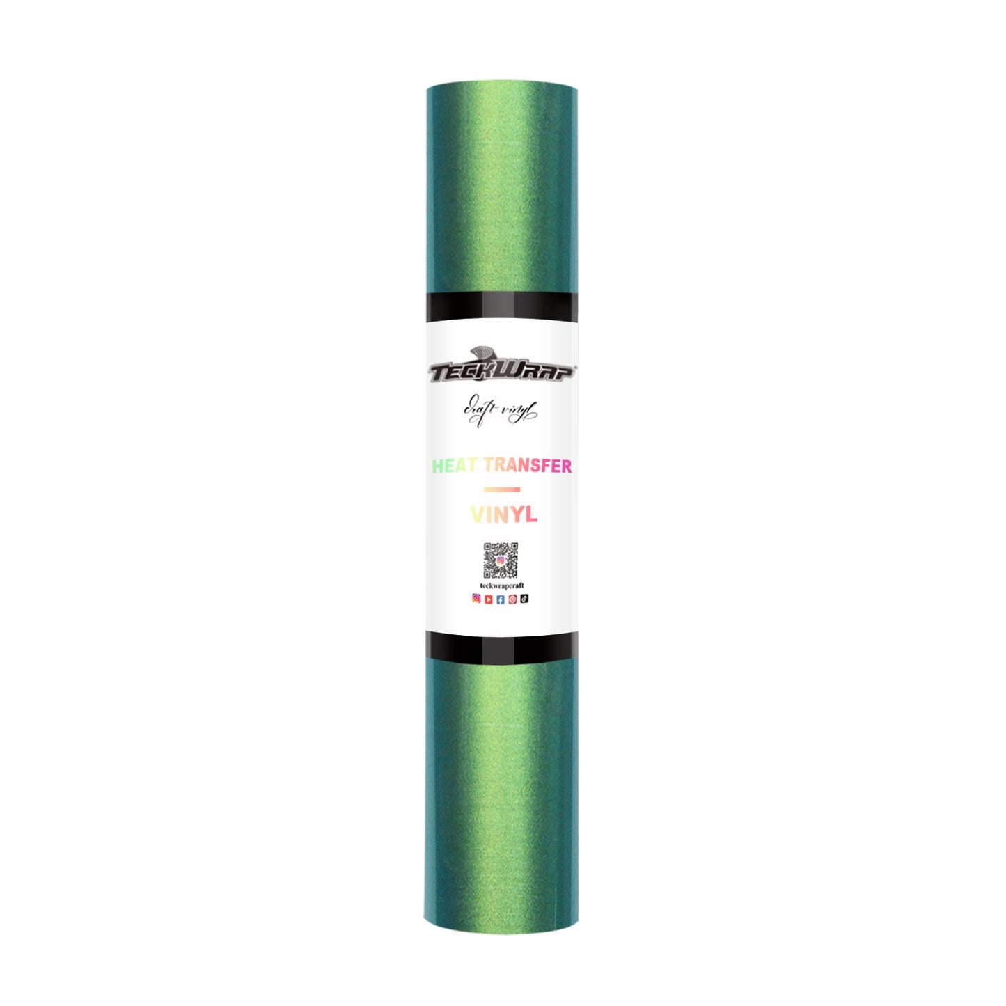 Teckwrap Chameleon HTV - Gold Charm Green | Color-Shifting HTV for DIY Fashion