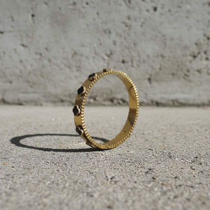 Golden Clover Harmony Bangle | 18k gold plated