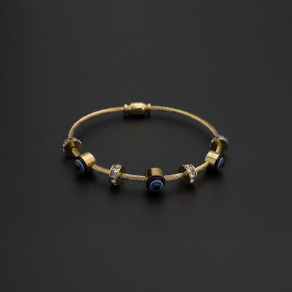 Crystal Guard Evil Eye Bangle