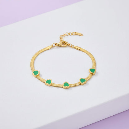 Elegant Green Crystal Bracelet | Timeless Luxury Jewelry