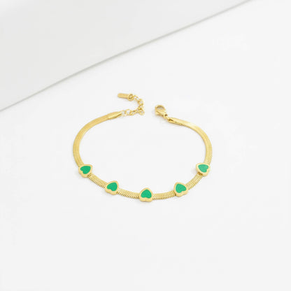 Elegant Green Crystal Bracelet | Timeless Luxury Jewelry