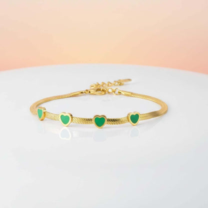 Elegant Green Crystal Bracelet | Timeless Luxury Jewelry