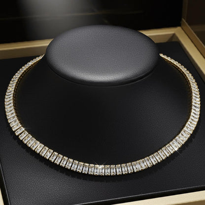 Zirconia Diamonds Tennis Necklace | Elegant Necklace