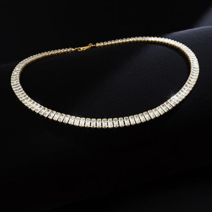 Zirconia Diamonds Tennis Necklace | Elegant Necklace