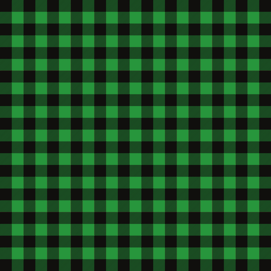 Craft HTV  Plaid Green Pattern