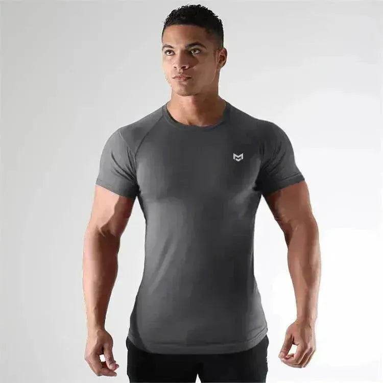 Gym Short Sleeve T Quick Dry Gym Clothes For Running
