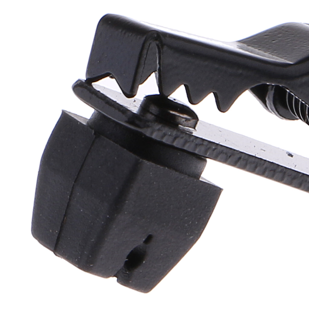Clips de col de micro Lavalier en métal, 5mm, noir, pièces de rechange pour micro cravate