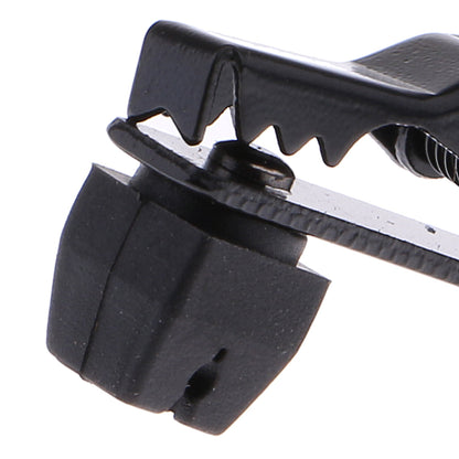 Clips de col de micro Lavalier en métal, 5mm, noir, pièces de rechange pour micro cravate