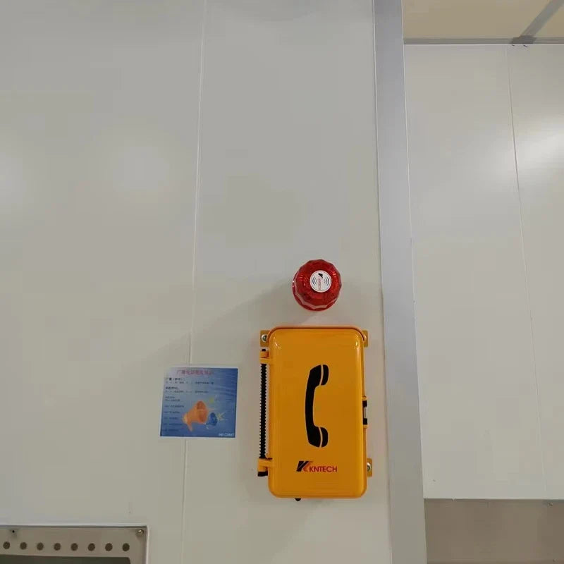 VoIP Weather Resistant Telephone Water Proof Telephones with IP66 Protection Door Cover KNSP-01T3J